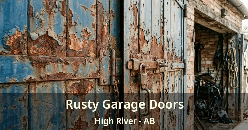Rusty Garage Doors High River - AB